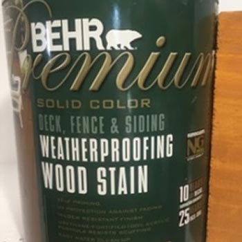 Behr Premium Weatherproofing Wood Stain polyrec
